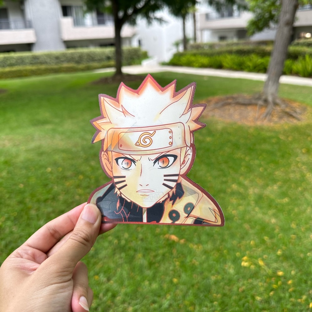 Naruto Anime Car Decal 3D Sticker